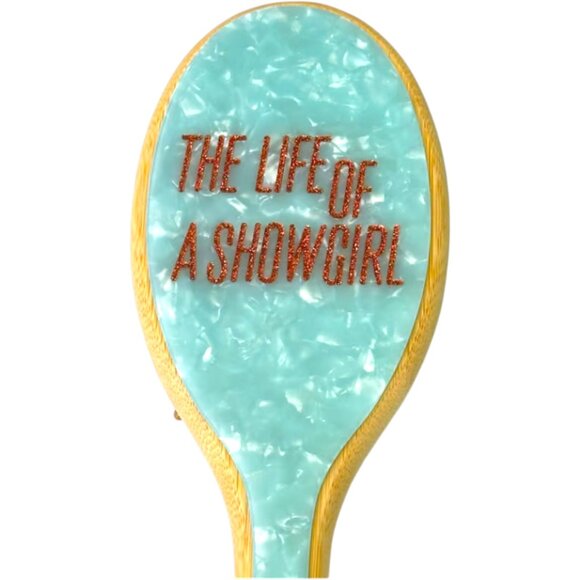Taylor Swift Pearlescent Hair Brush & Barrette Gift Set The Life of a Showgirl - Picture 5 of 12